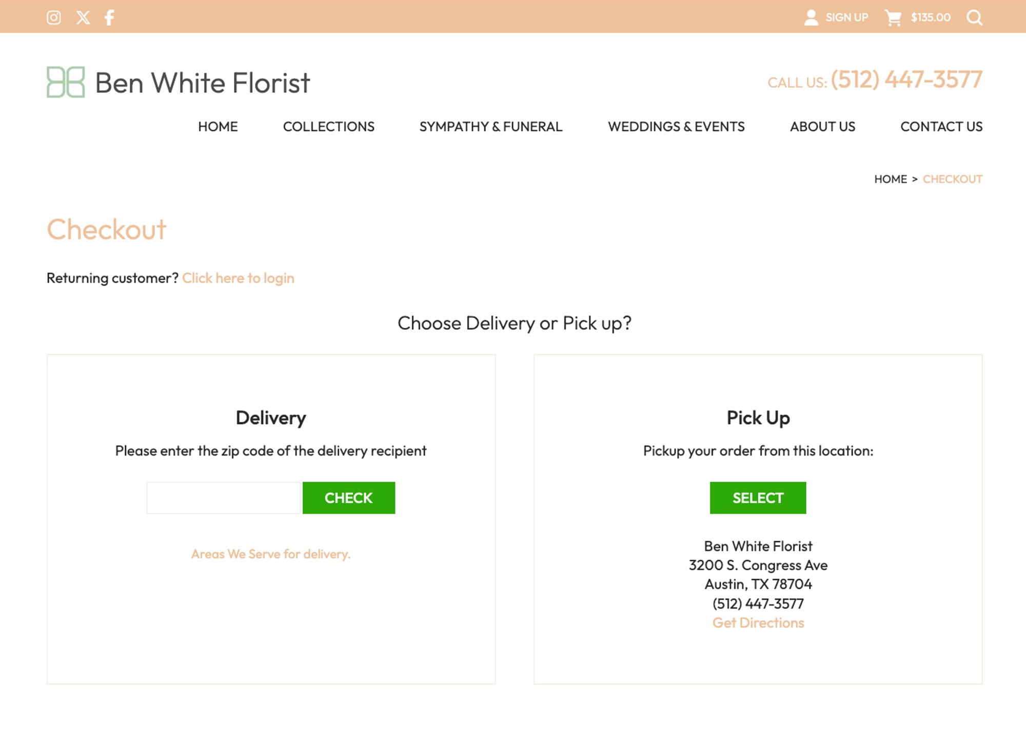 Ben White Florist — custom WordPress WooCommerce website by Bound By