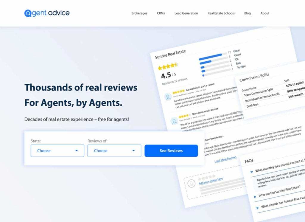 Agent Advice — custom WordPress development project by Bound By