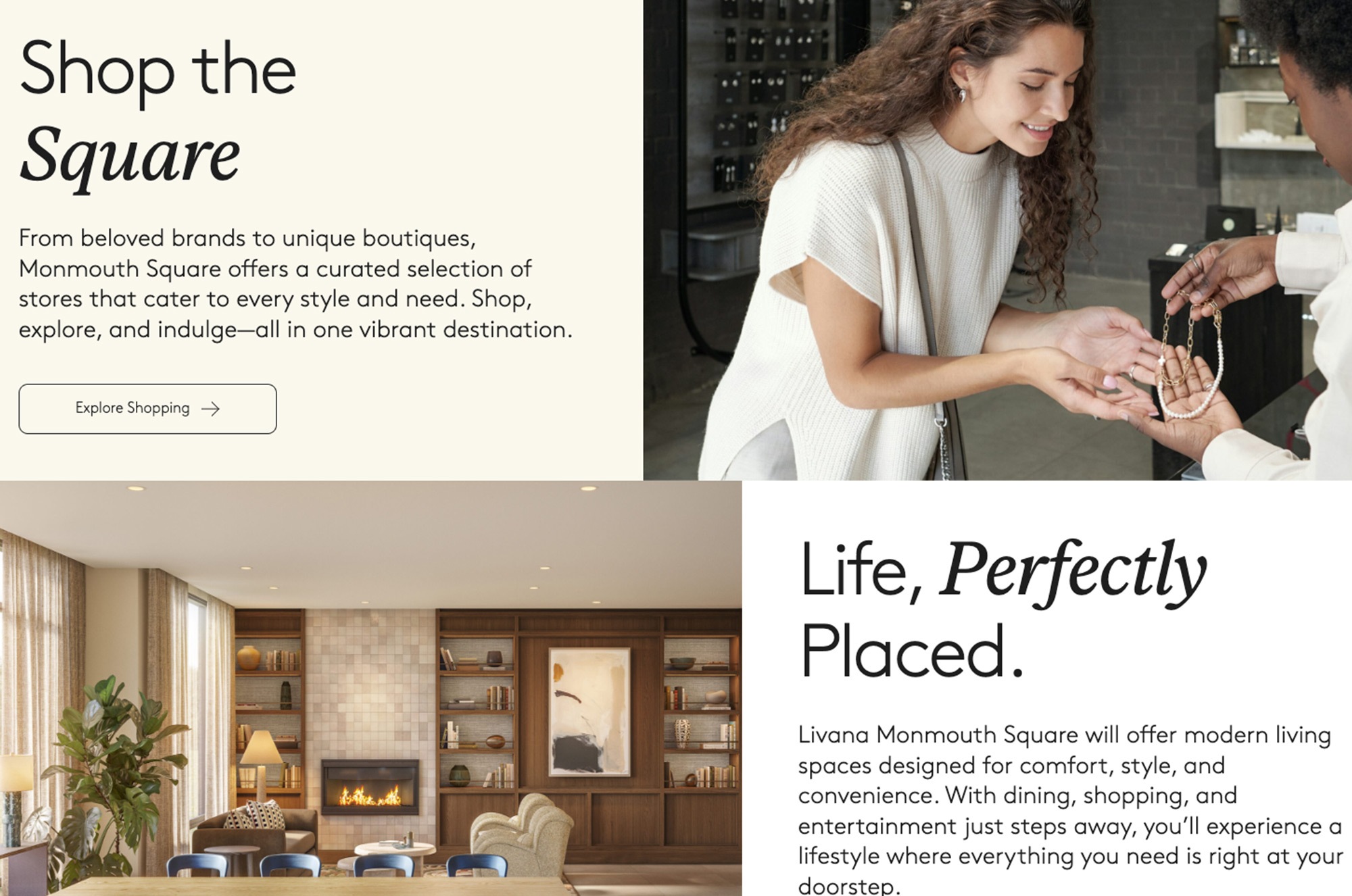 Monmouth Square — custom WordPress website by Bound By