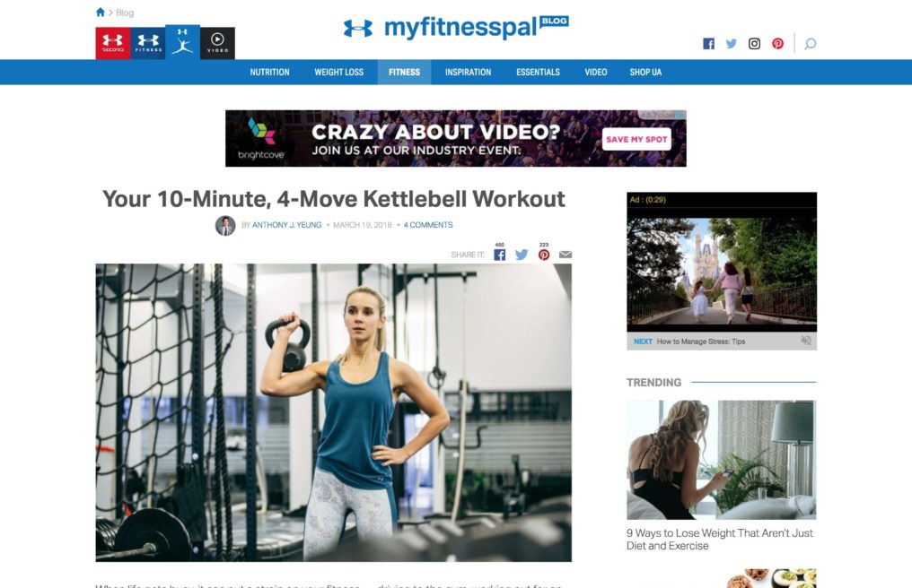 Under Armour — custom WordPress website by Bound By