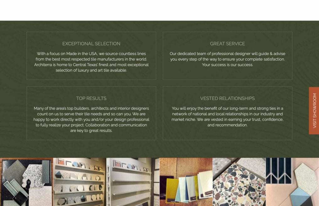 Architerra — custom WordPress WooCommerce website by Bound By