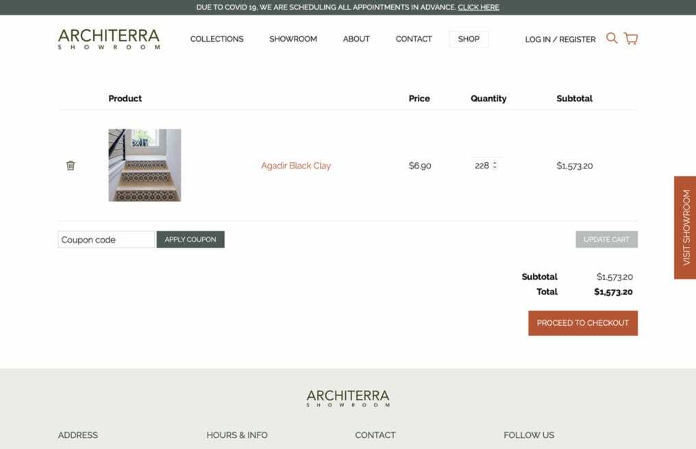 Architerra — custom WordPress WooCommerce website by Bound By