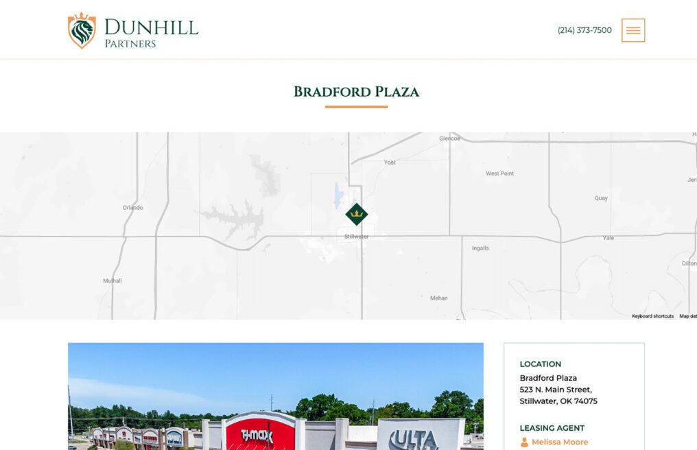 Dunhill Partners — custom WordPress website by Bound By