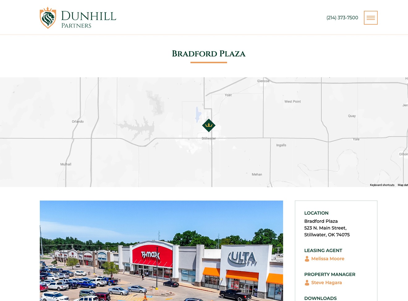 Dunhill Partners — custom WordPress website by Bound By